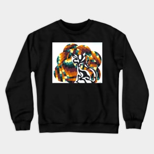 Squiggle Cat Crewneck Sweatshirt